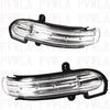 Mirror Turn Signal Lights Indicator With LED Bulbs A2038201521  A203820162 For Mercedes Benz W203 4 Door 2004 2005 2006 2007