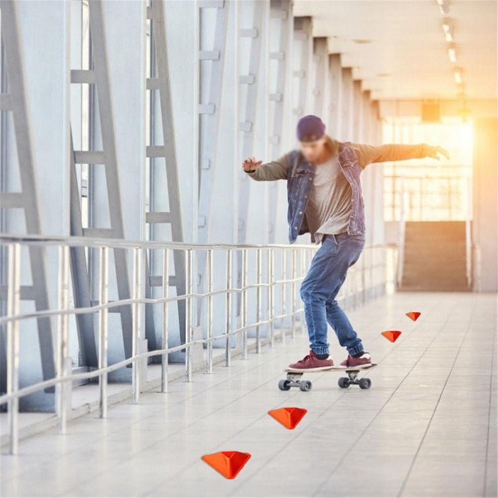 5PCS Speed Training Football Triangle Logo Plate Marker Football Triangle Disc  Football Filed