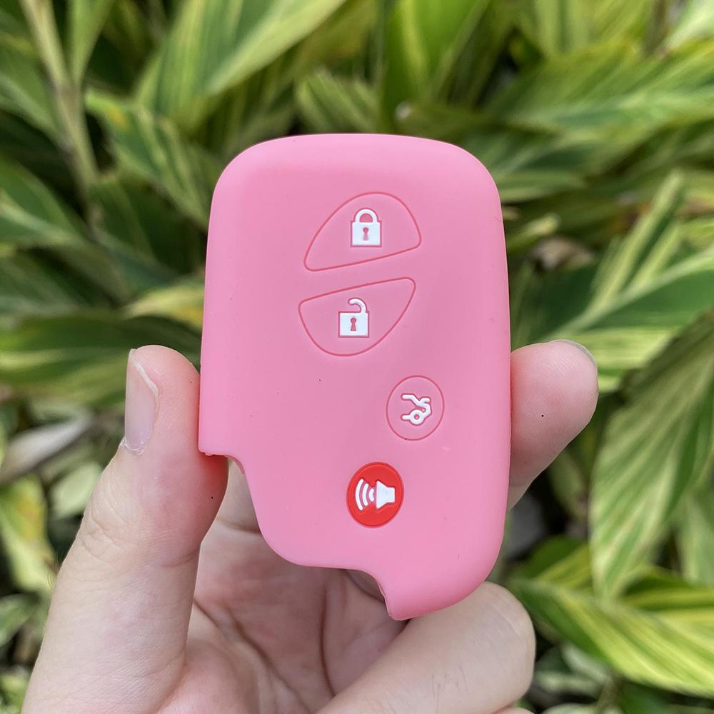 4 Buttons Silicone Car Fob Key Cover Protect Skin Case Rubber Shell Holder for Lexus Ct200h Es350 Gs350 Gs450h Gs460 Is250 Is350
