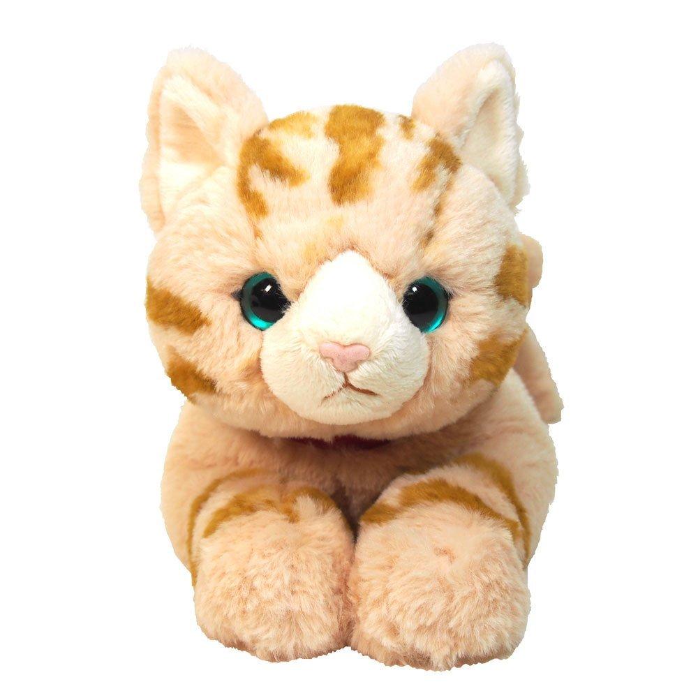 Sun Lemon Knee Cat Brown M 25 x 39 x 12cm Stuffed Animal P-1812