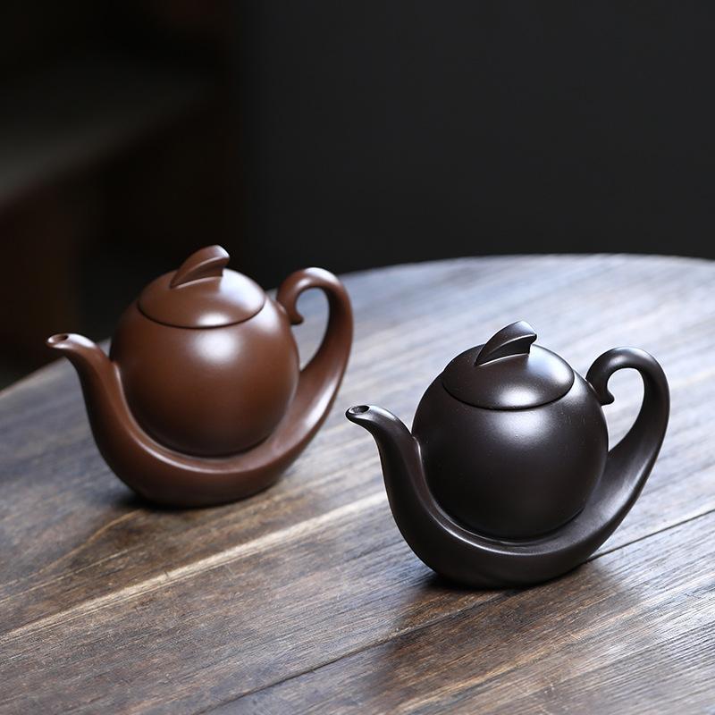 Chinese Style Teapot  Set Handmade Traditional Purple Clay Suit Tieguanyin Puer Kung Fu Kettle Tea Table Decoration Gift 2025