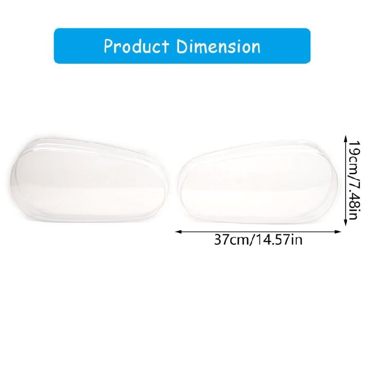 1 Pair Headlamp Cover Shell Automotive Accessories for Mk4 Golf 1J0941017C 1J0941017G Plastic Headlight Lenses