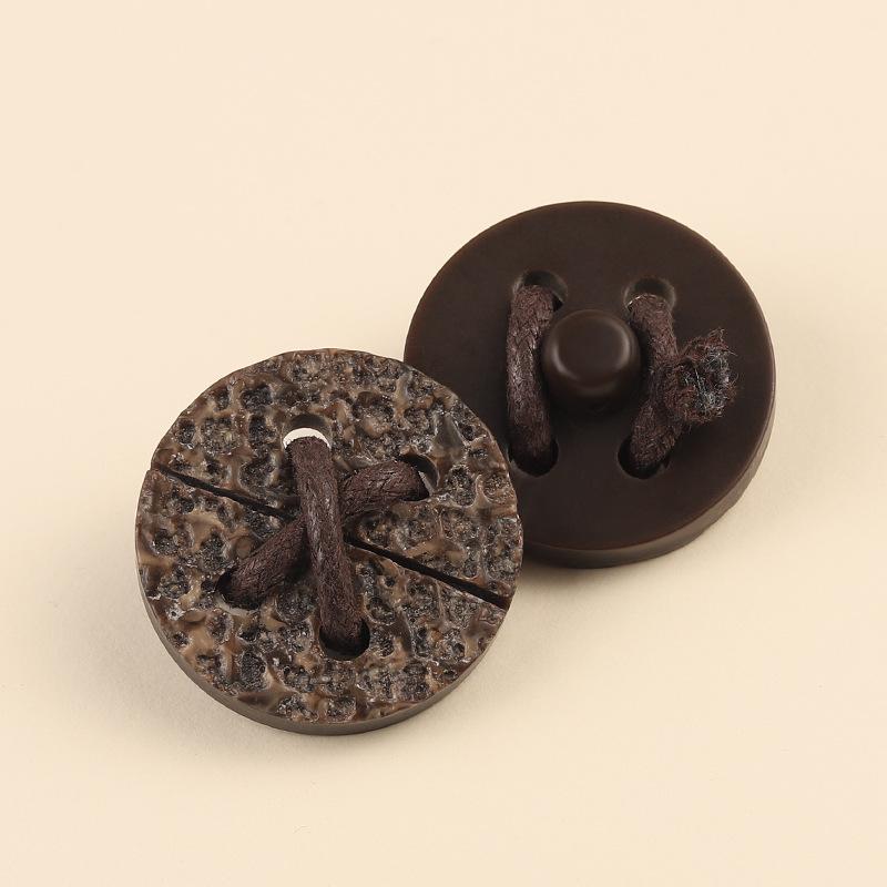 Resin High-Grade Decorative Buttons for Fashionable Cashmere Trench Coats