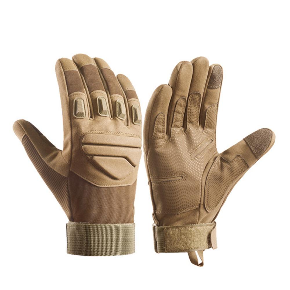 Full finger touch screen protection non-slip wear-resistant training camping outdoor sports tactical gloves