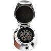 13-pin Trailer Socket - AIMOONSA - 13-pin 12V - Aluminum Alloy - Dust Cover - EU Compatible