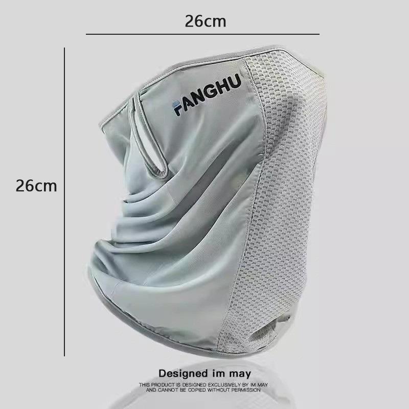 

Велосипедна маска для обличчя від сонця з крижаного шовку: Чоловічий бафф для шиї з захистом від УФ-променів