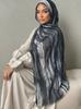 Women Big Size Plain Solid Cotton Rayon Crease Hijab Scarf Lady High Quality Wraps And Shawls Musulman Headband Islamic Turban