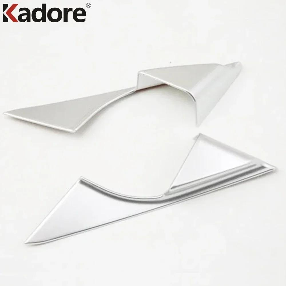 For Mazda 6 Atenza Sedan -  2024 Carbon Fiber Car Front Inner Door A Pillar Triangle Cover Trim Interior Accessories