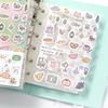 1PC Cute Bubble Frame Series Die Cut Decorative Stationery Stickers Creative Handbook DIY Handmade Scrapbook Aesthetic Supplies