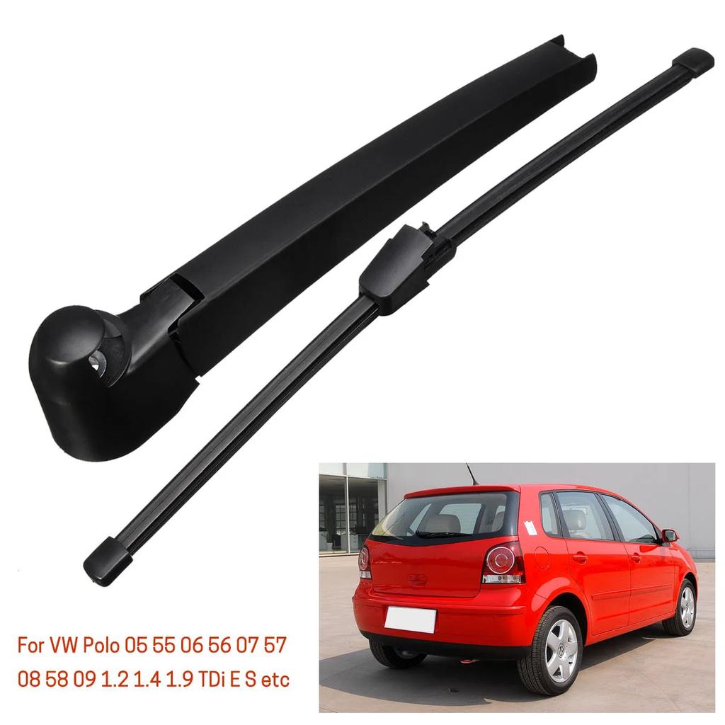 325mm Auto Heckscheibenwischer Wischerarm Wischerblatt für VW Polo 2005 55 2006 56 2007 57 2008 58 2009 1.2 1.4 1.9 TDi E S