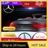 C200 E200 Ny 2025 For Mercedes Benz Mercedes Logo Merker Deksel Dekal 3D ABS Bil Bakre Bagasjerom Emblem Klistremerke For Mercedes Benz W17