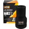 JCB 1" 23mm Deep Impact Socket Cr-Mo Hexagon Socket Wrench