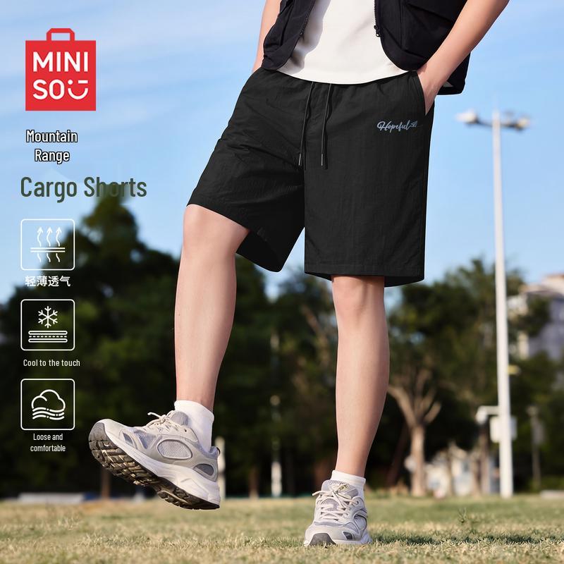 MINISO Men s Summer Casual Cargo Shorts M