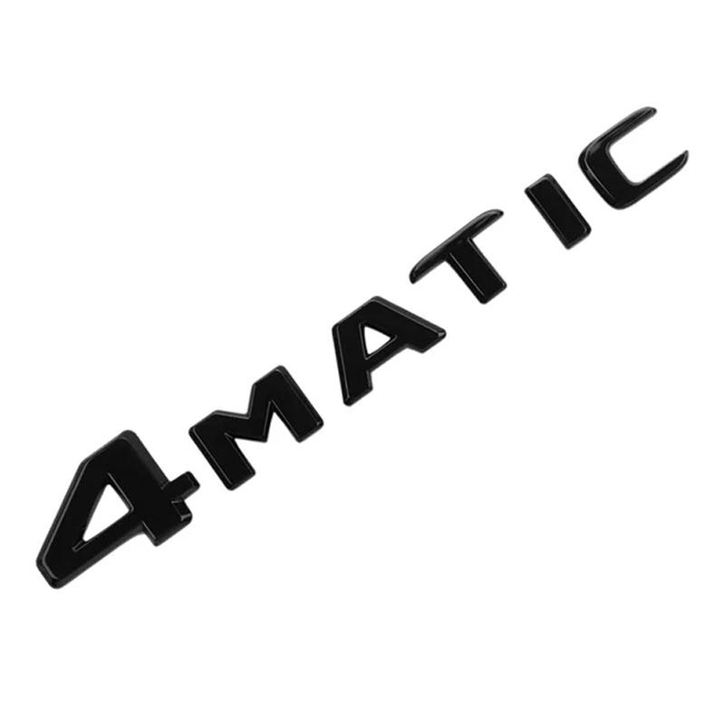 4matic 3D ABS Auto Schriftzug Kofferraum 4 Matic Logo Aufkleber und Embleme sind geeignet für Marseille ML 320 CDI C300