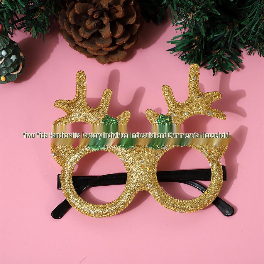 

Реквизит для фото на рождественской вечеринке: Очки «Снеговик, Дерево, Рога и Бант»