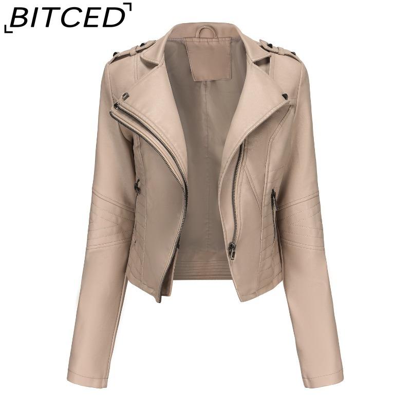 

BITCED Autumn/Winter Women s Cotton Coat Solid-Colour Hooded Parka Thick Cotton Coat with Fleece Lining XXXL бежевый