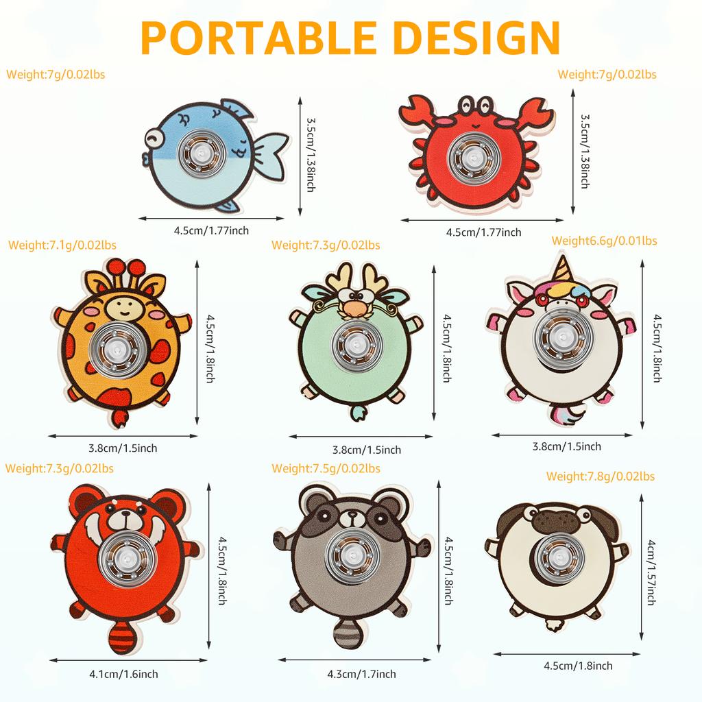 48-60PCS Mini Finger Gyro Toys Fidget Spinners Sensory Stress Toys Hand Spinner Party Favors Gifts for Boy Girl Children Adult