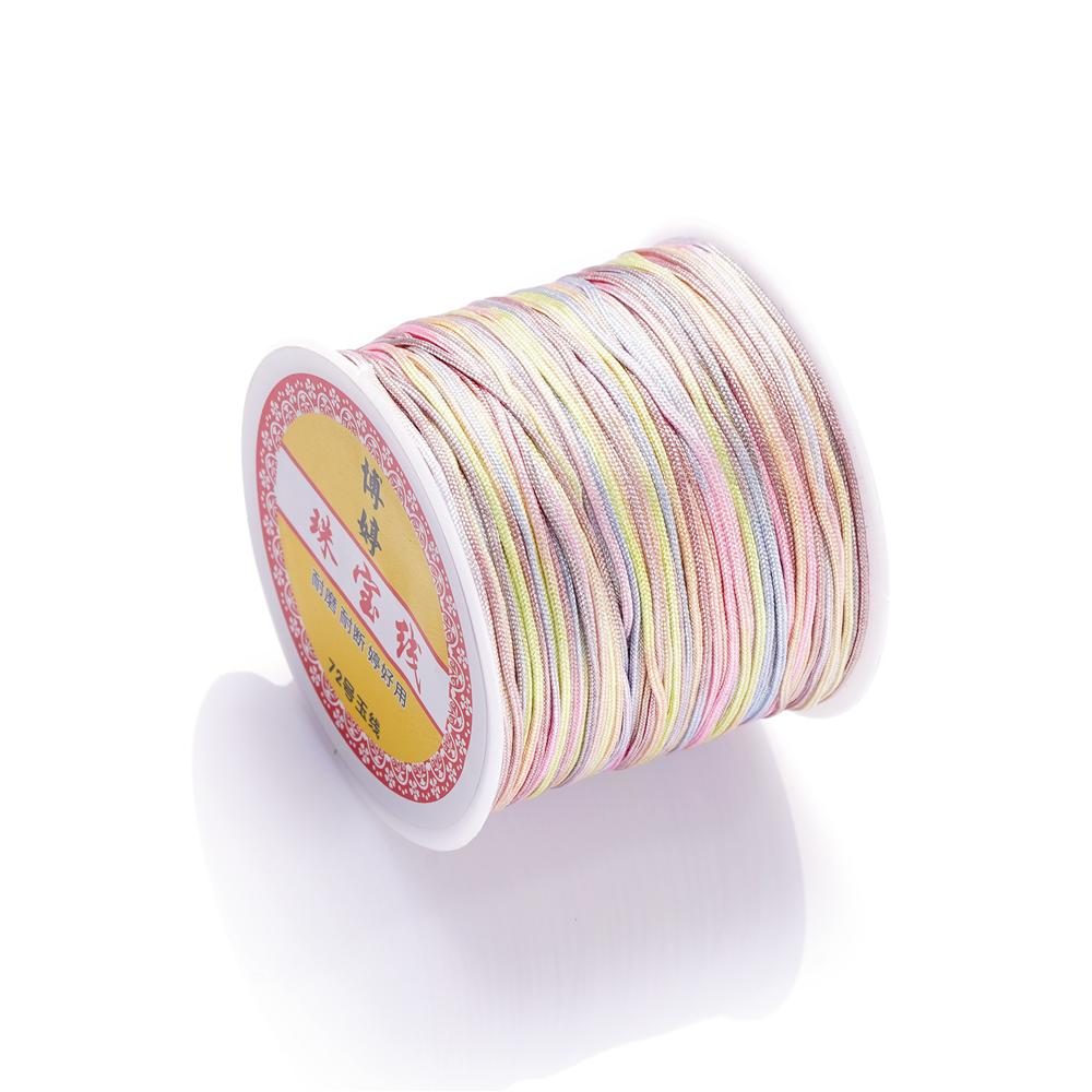 

30M/Roll 0.8mm Waxed Cord Jade Thread Cord String Strap Necklace Rope Bead DIY Jewelry Making for Bracelet Necklace Accessories 30M 0.8MM