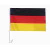 (BANDIERA DEL CIELO)Bandiera da auto Germania 30*45cm Bandiera da auto Germania da sventolare con asta in plastica