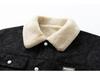 Men's Retro Corduroy Lambswool Winter Coat