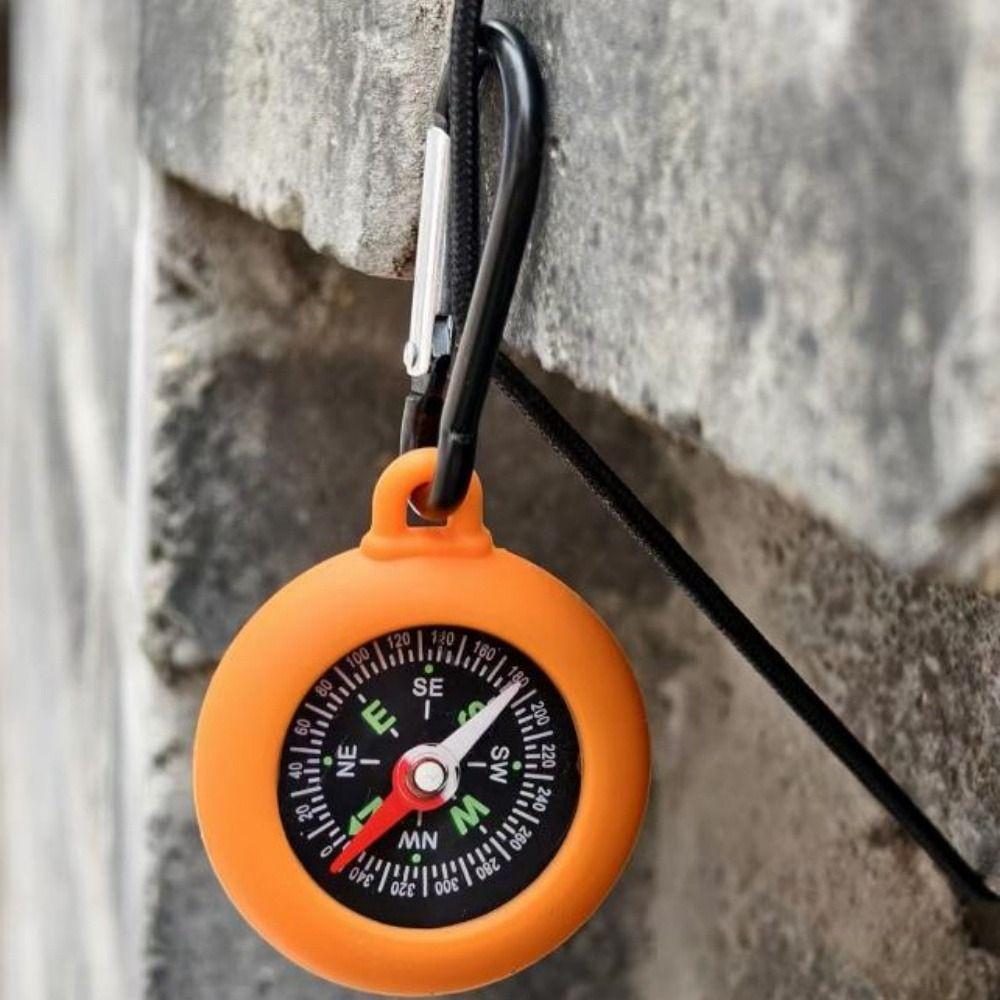 Mini Outdoor Survival Compass Carabiner  For Camping and Outdoor Exploration