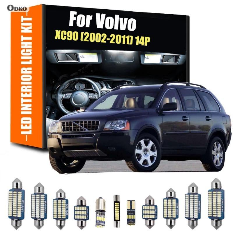 

Для Volvo XC90 2002-2011 14 шт. Повний комплект світлодідного внутрішнього освітлення з цоколем лампи Світлодідна лампа Автомобілі, Запчастини та Аксесуари Blue 14PCS