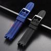 18mm Silicone Watch Bands Waterproof Soft Rubber Sport Watch Band for Swatch SUIK400 SUIB400 Watch Strap Belt for Men Women