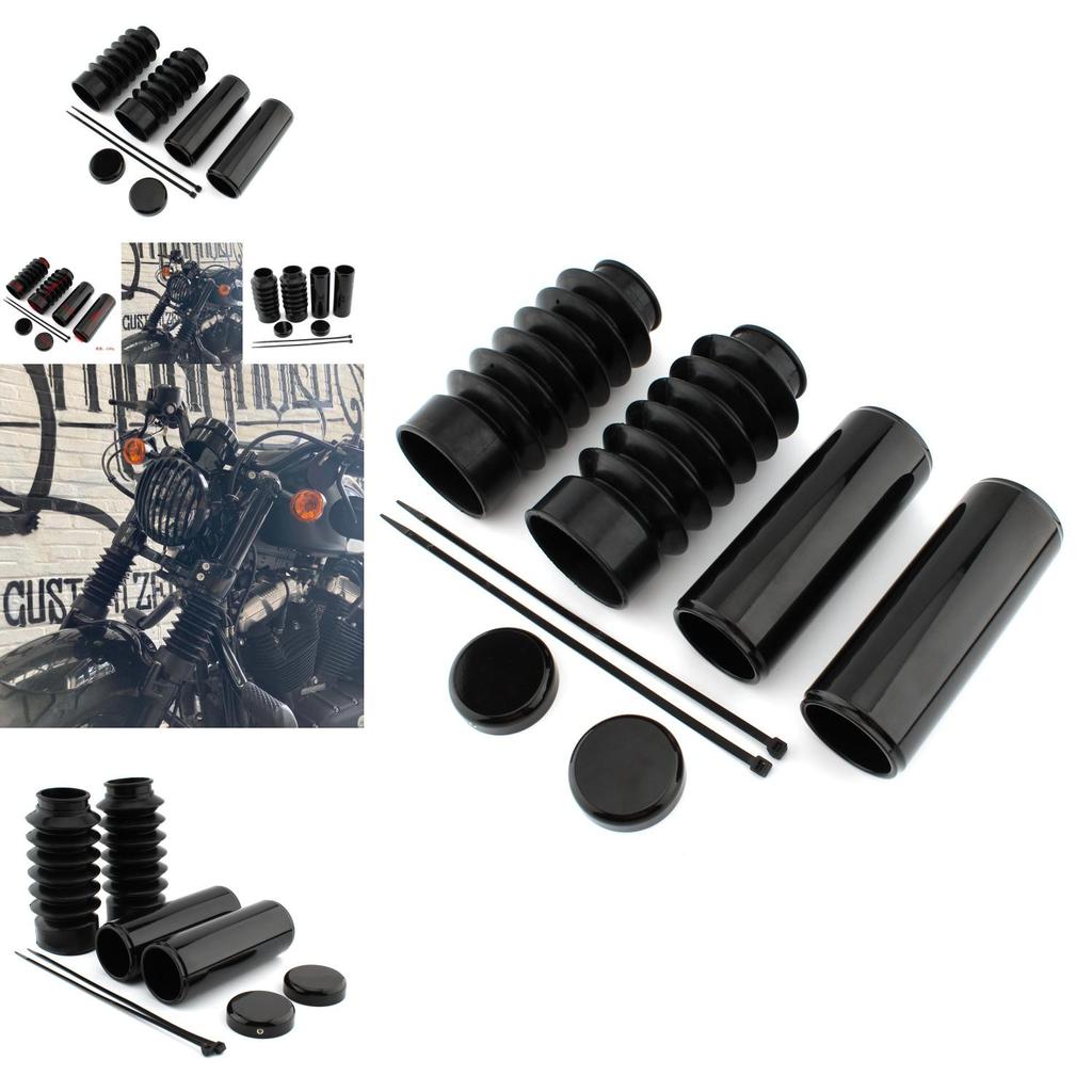 Durable 6 Piece Heavy Duty Dust Seal Set For Harley X48 Motorcycle Front Forks