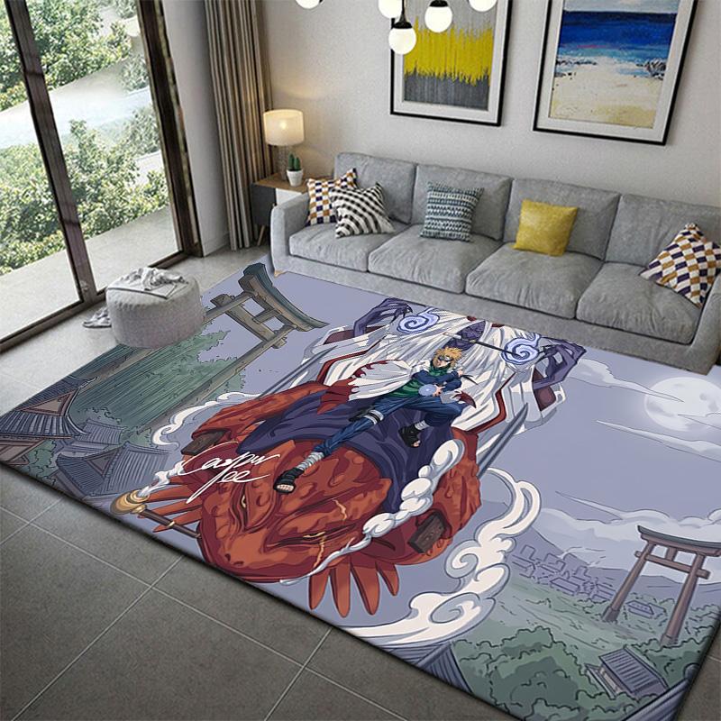 

Naruto Anime Contemporary Design Area Rug Non-Slip Durable Mat for Bedroom 60x90cm