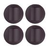 4Pcs Nonslip Furniture Chair Wheel Stoppers Rubber Bed Frame Stopper Caster Cups for Furniture, Sofa, Bed, Chairs