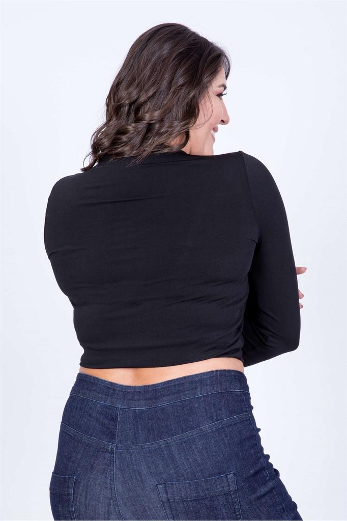 Damska Bluzka w Dużym Rozmiarze Crop Top