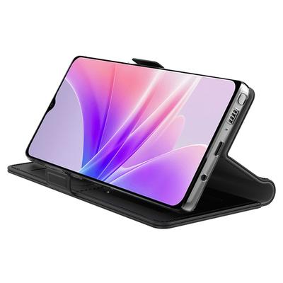For Realme 12 4G/12+ 5G Phone Case Mirror Design Anti-Scratch Leather Flip Cover