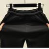 DIMANAF 2024 New Plus Size Winter Thickening Pants Women Pencil Warm Basic Elastic Loose Casual Female Black Trousers Style Pants