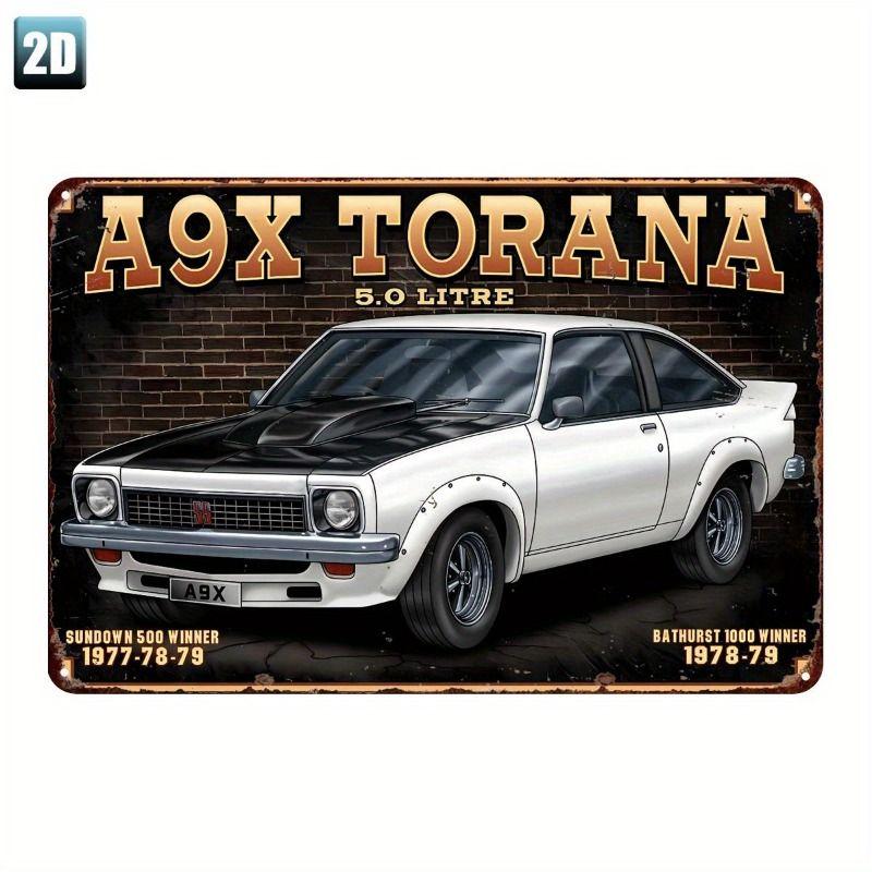 Retro Car Metal Tin Sign Vintage Garage Wall Decor