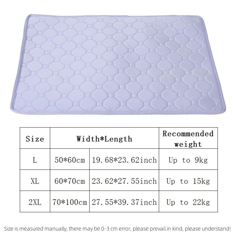 Professional Dog Cooling Mat Summer Pet Cold Bed Extra Large For Small Big Dogs Pet Accessories Cat Durable Blanket Sofa Cat Ice Pad Blanket