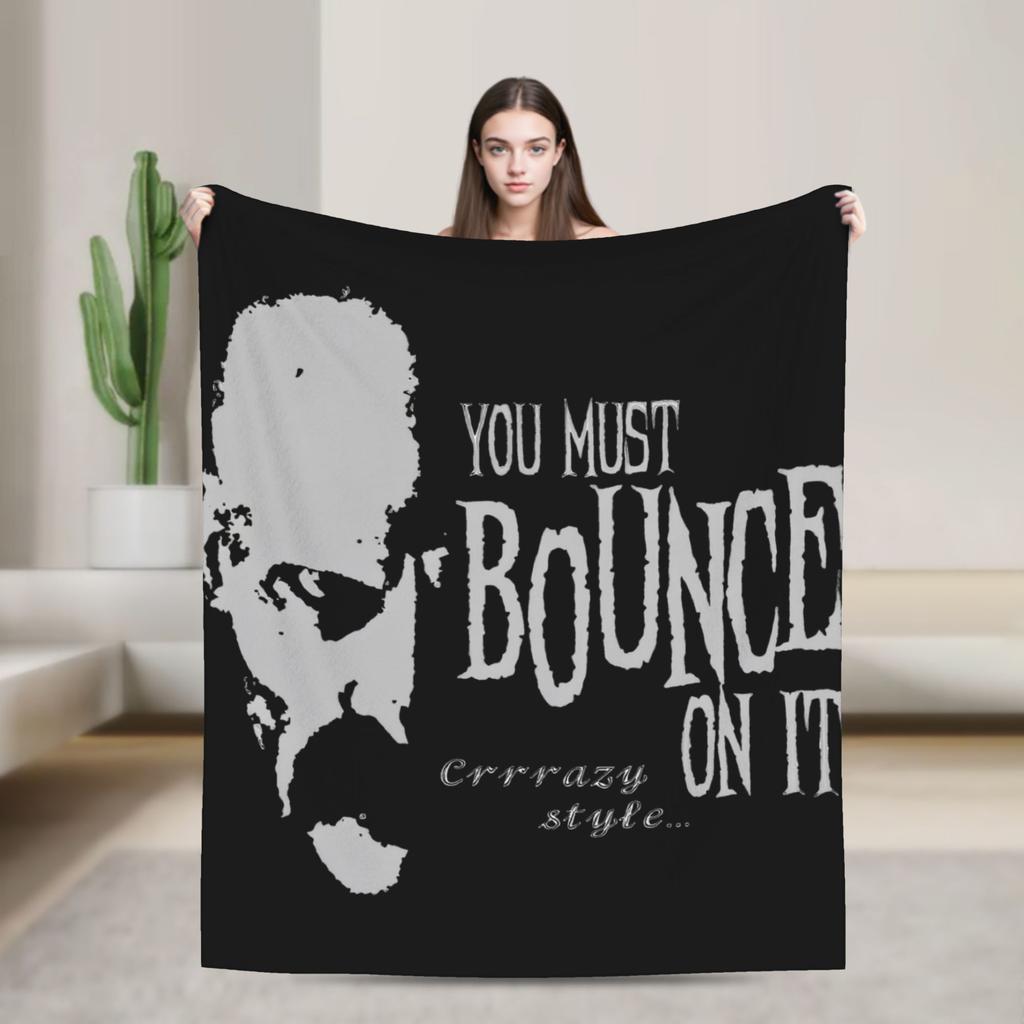 Masquerade Clan Nosferatu Revised Knitted Blankets Flannel  Super Warm Throw Blankets for Airplane Travel Bedspread