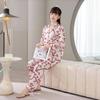 Girls' Ice Silk Pajama Set, Casual & Breathable, Two-Piece for Spring/Summer—Ideal for Home or Outdoors.