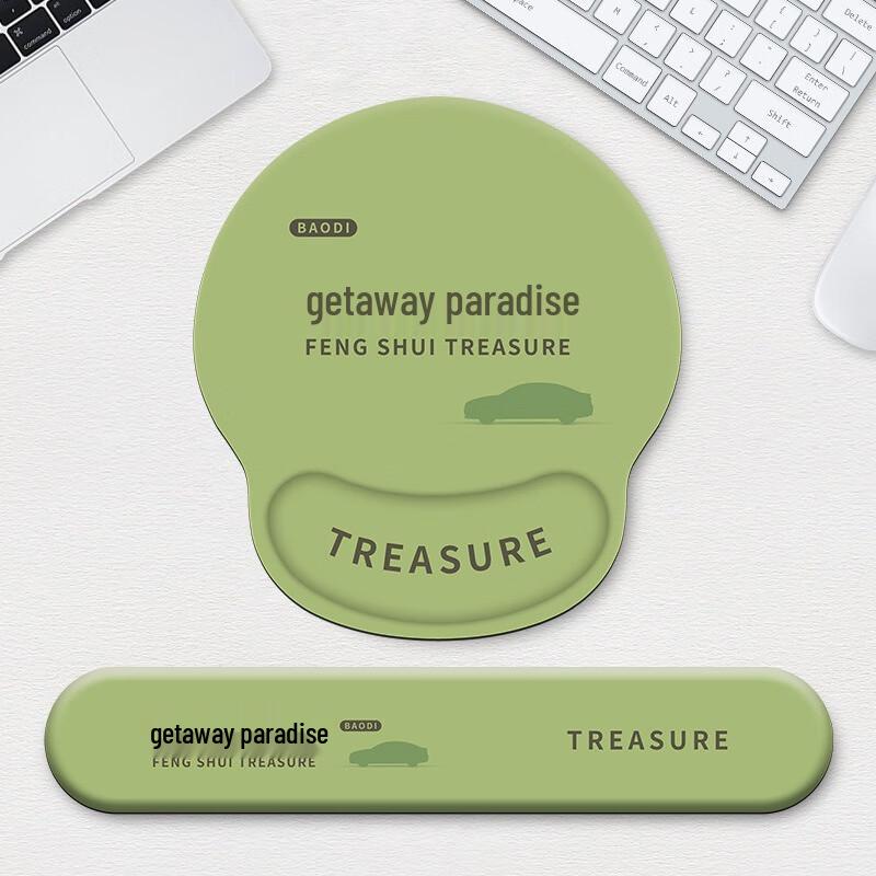 Ergonomic Wrist Rest Mouse Pad & Keyboard Pad Set