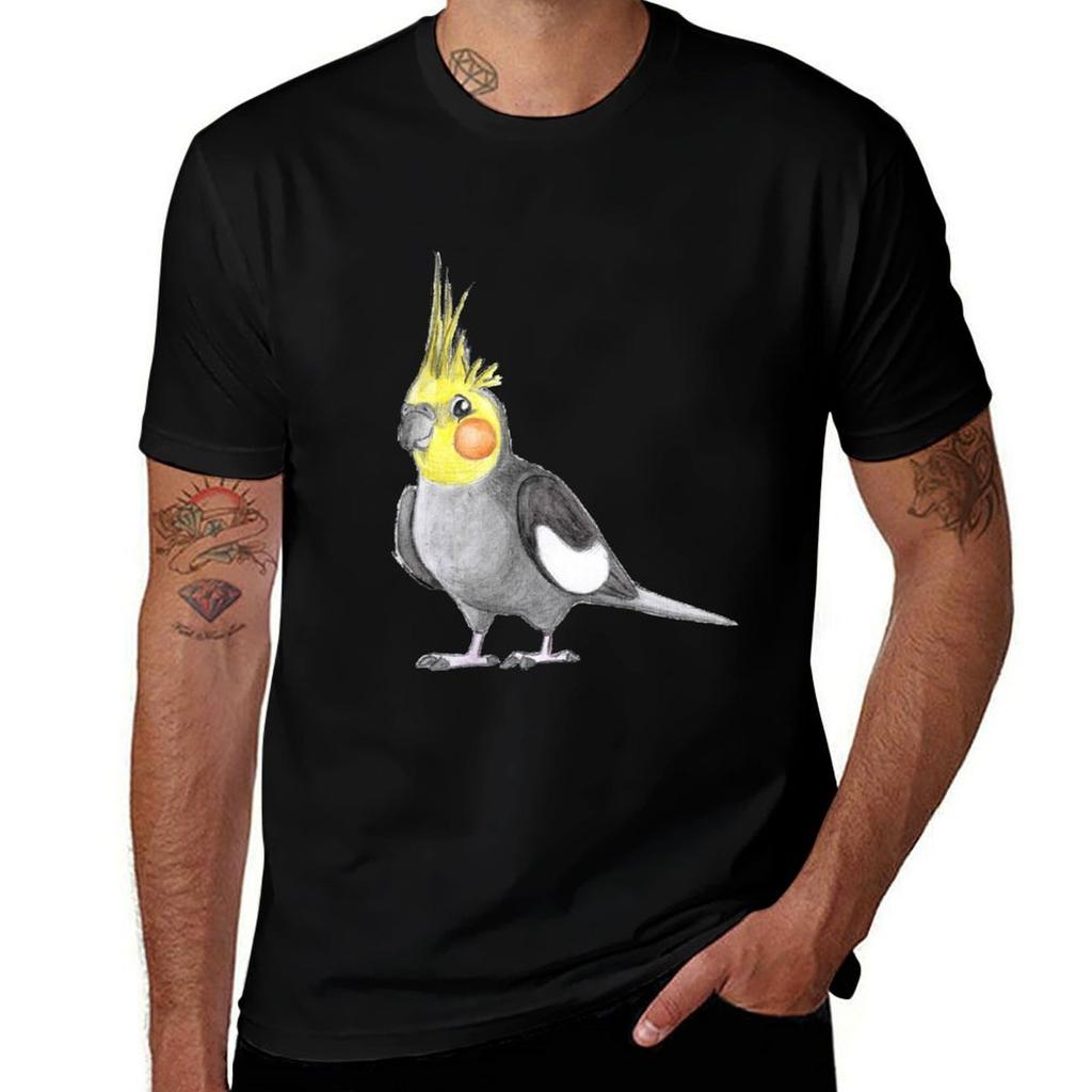 Cheeky Cockatiel Tshirt Regular Fit Plain Tee Shirt