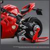 Large Size 1/9 Scale Ducatis Panigale V4S Alloy Racing Motorcycle Simulation Diecast Metal Street Motorcycle Model With Light Kid Gift