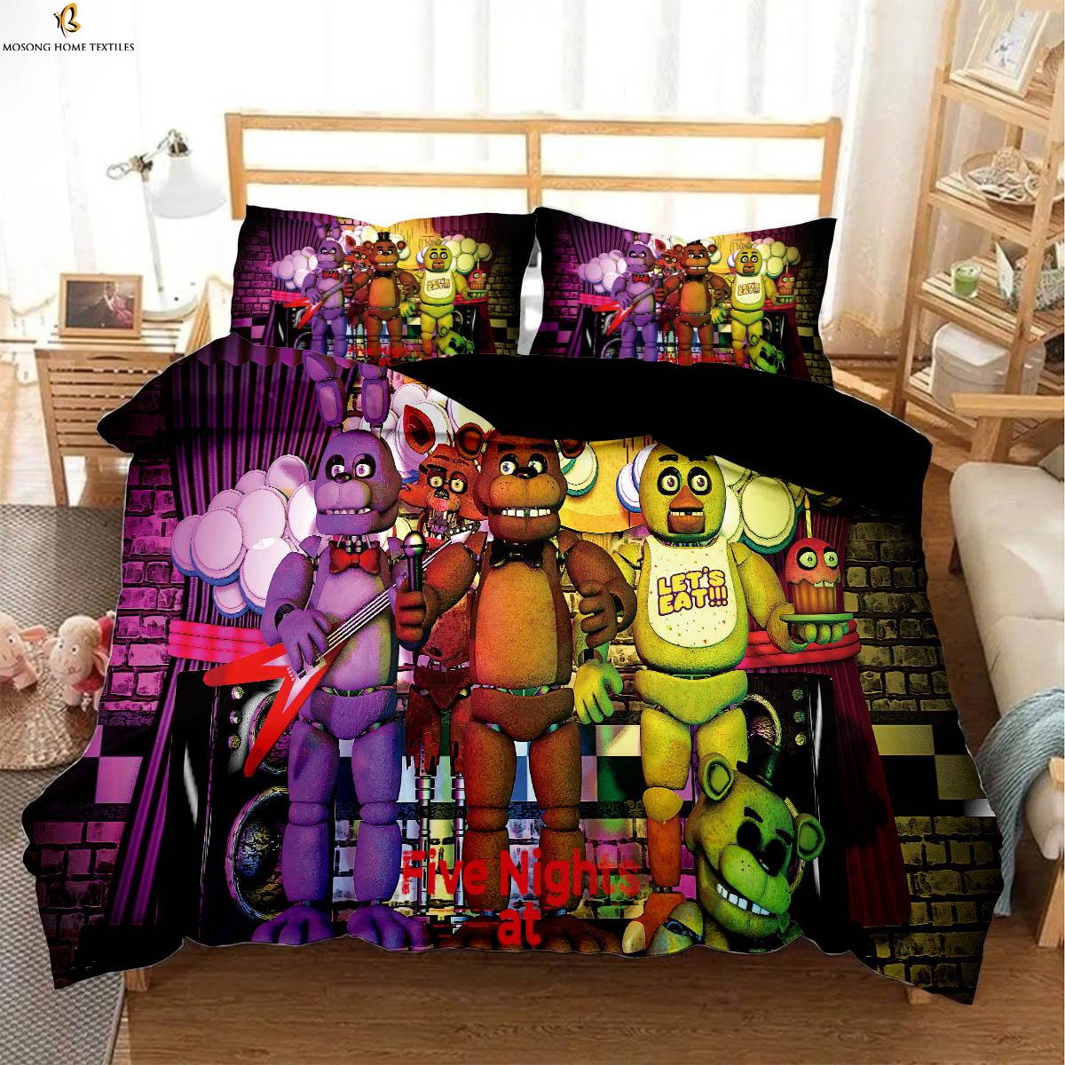 

Темная игра 3D Принт Пододеяльник Детский Подарок Комплект Постельного Белья Пододеяльник Наволочка 3 Предмета 100% Полиэстер Машинная Стирка AU 140x210cm 2PCS