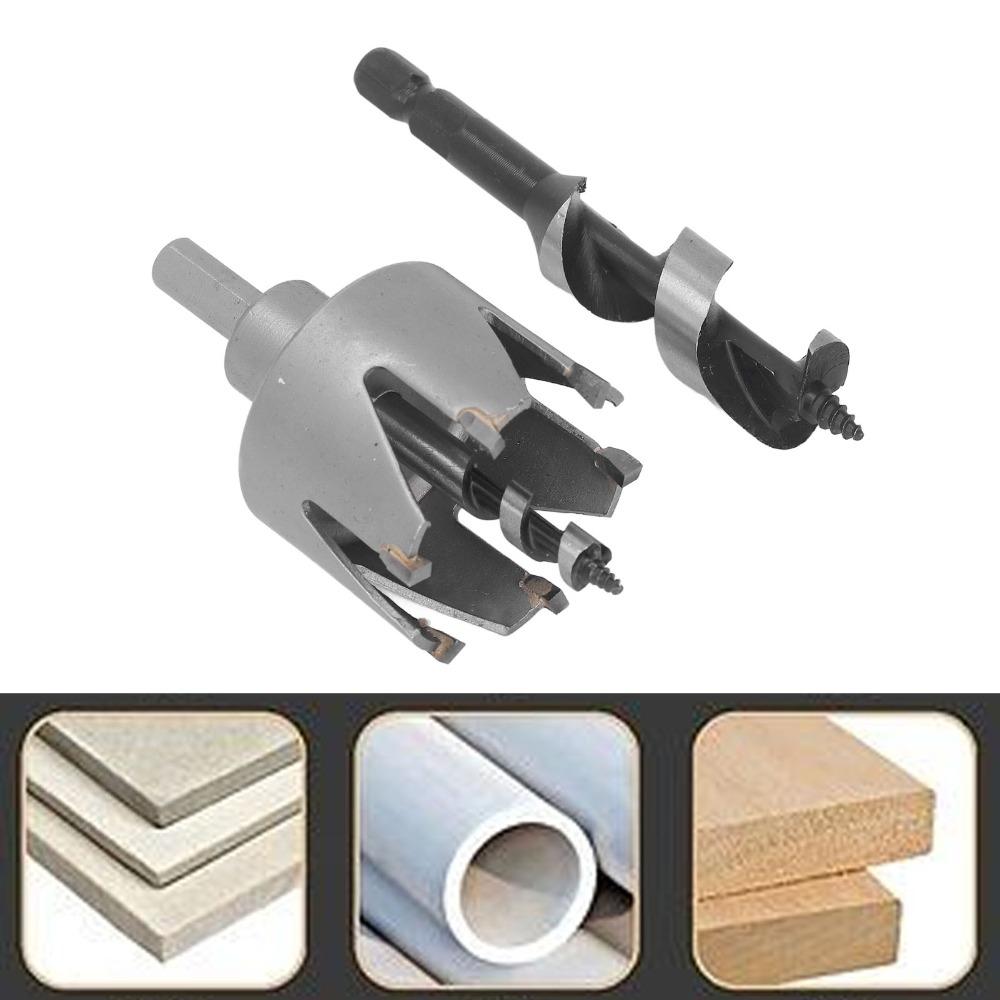High Torsional Force Shank Ball Deadbolt Hole Saw Cemented Carbide Hole Saw For Metal Door