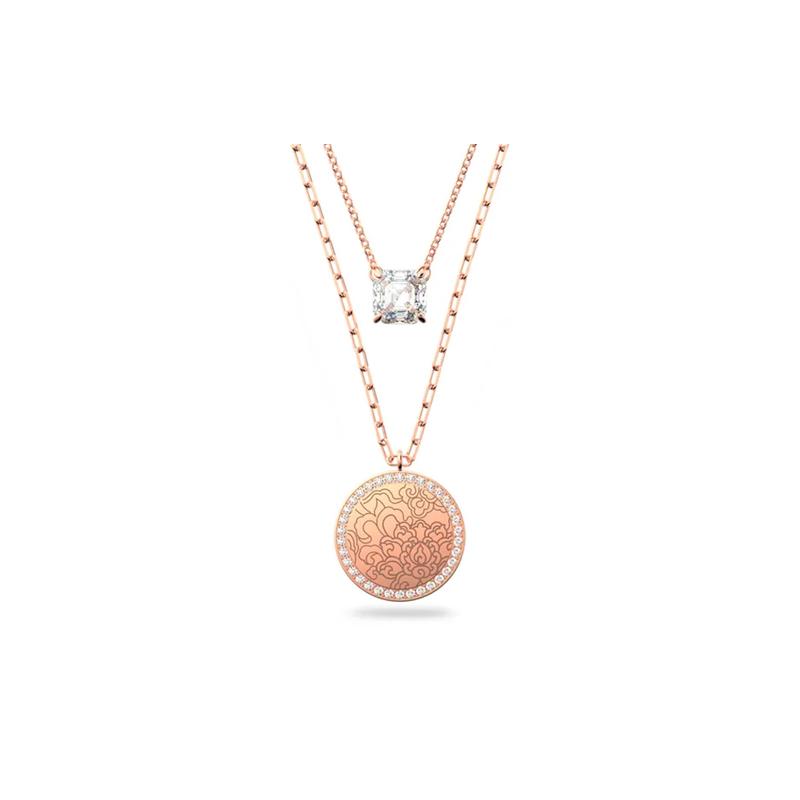Swarovski Connexus Connexus Medallion Necklace Women s Rose Gold 5615190 золотой