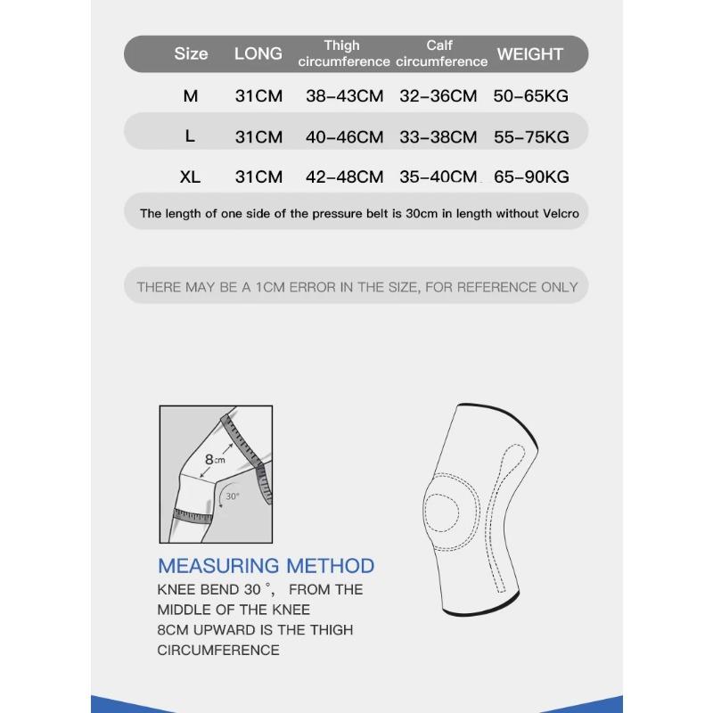 Professional Competition Level Protective Massage Support Sport Knee Protection Spring Support Stable Pressure Protection Tendon