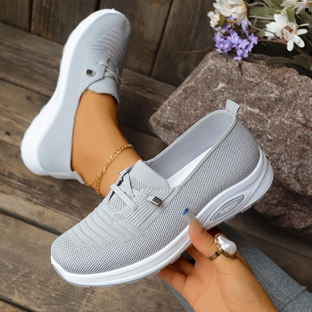 Damen-Schlupfschuhe, Bequeme Sommer-Freizeit-Strand-, Urlaubs- und Alltagsschuhe, Netz-Damen-Sneaker - Ein Geschenk, Damenschuhe