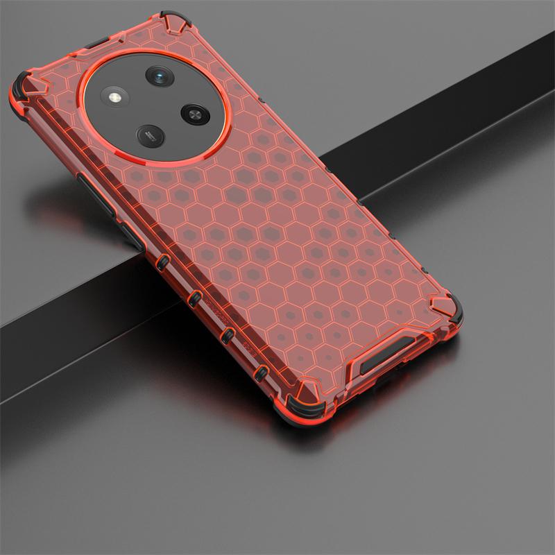 Shockproof Transparent Case For Honor Magic 7 Lite Honeycomb Armor Case For Honor Magic 7 Lite Cover For Honor Magic 7 Lite Case