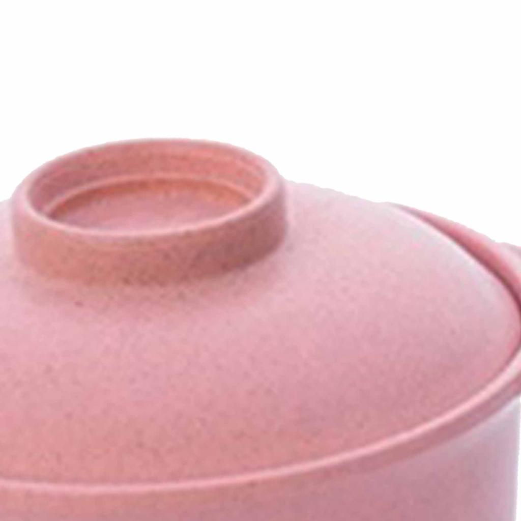 Instant-Nudeln Schüssel Nordic Style Studenten Multifunktions-Lebensmittelbehälter mit Deckel Pink