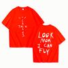 New Hot Look Mom I Can Fly Printed T-shirts Women Unisex Casual Loose Round Neck Creative Personalized Y2k T-shirts