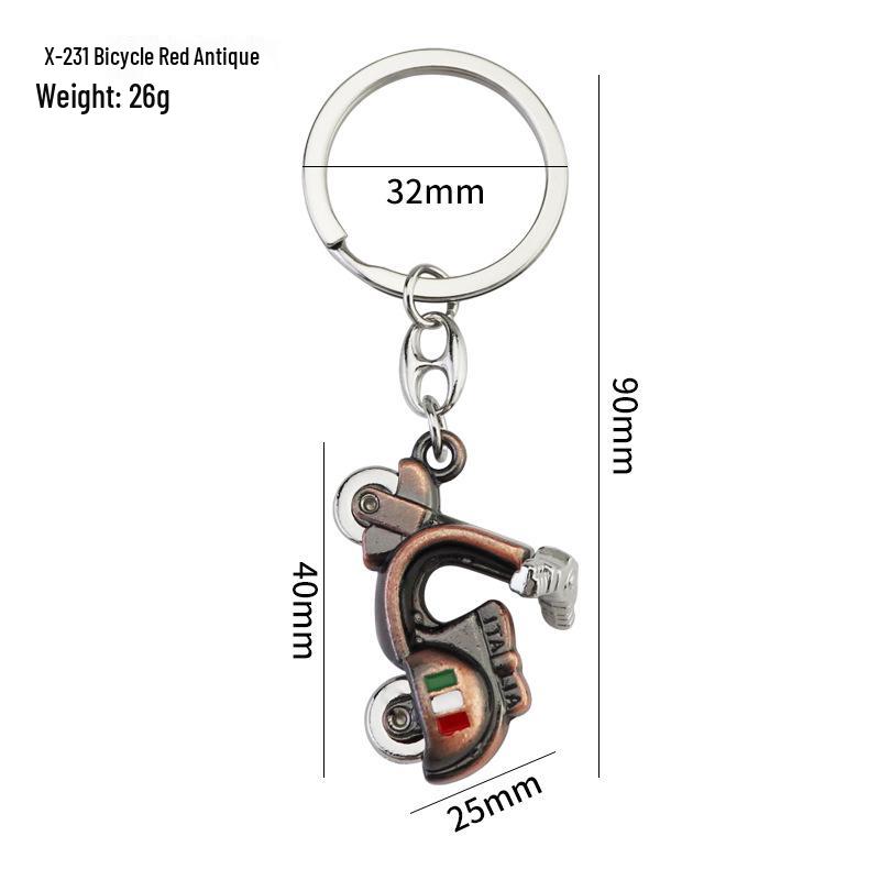 Custom Safety Keychain: Construction & Fire Helmet with Extinguisher