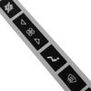 A/C Climate Control Button Decals for Corvette C6 2005-2013